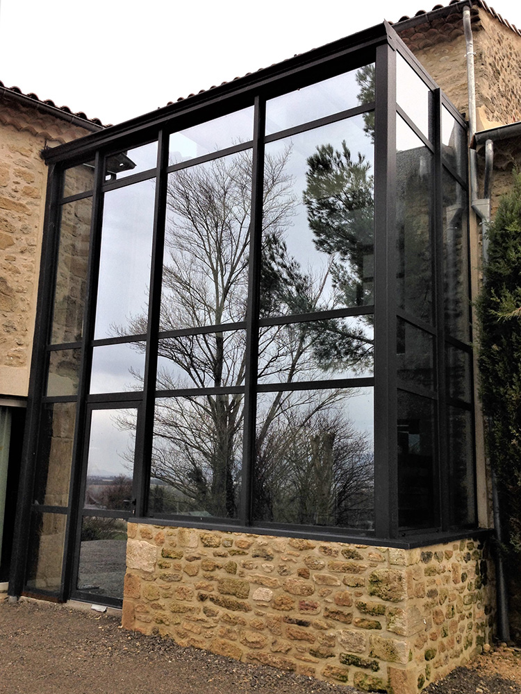 Fa ade Vitr e Mur Rideau Menuiserie Aluminium ALU B Menuiserie 